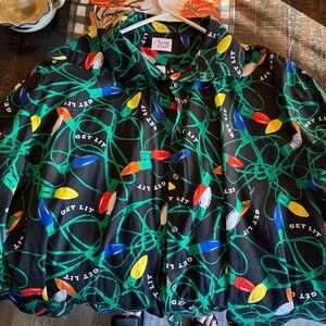 Men’s long sleeves Christmas party shirt